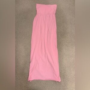 SKIMS Strapless Pink Dress